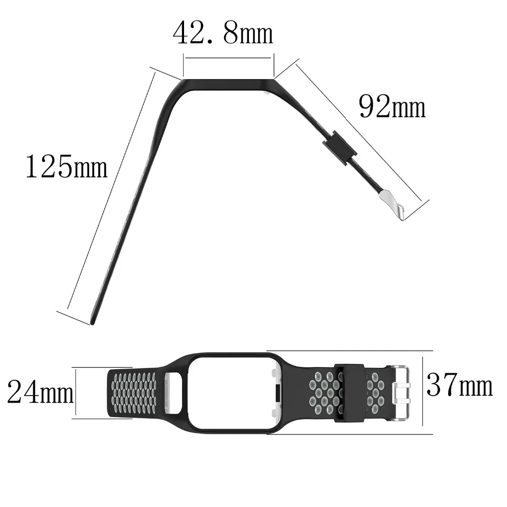 Per Tom Runner 2/3/Spark 3/Golfer 2 Silicone Orologio Cinturino Bande Strap