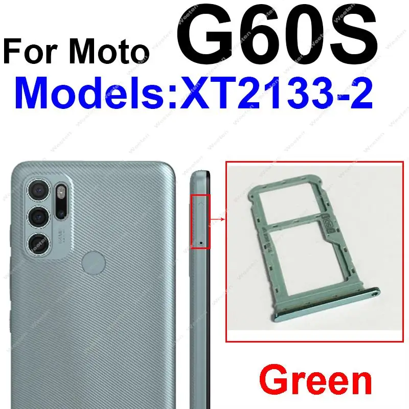 Sim Tray per MOTOROLA MOTO G50 XT2137-1 Vassoio ALLOGGIO SCHEDA Sim