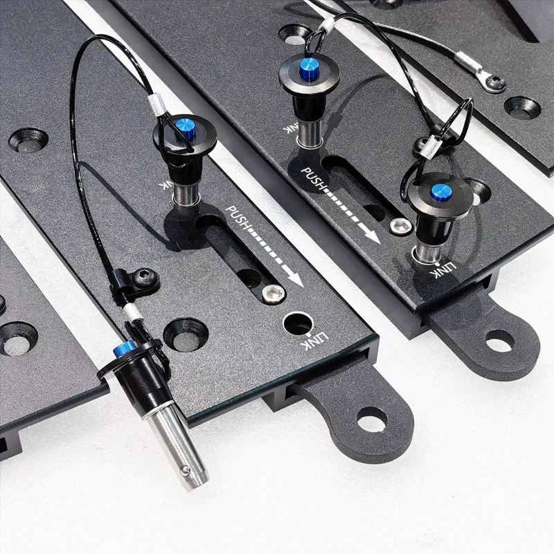 MW Audio 12" Aluminium Line Array Rigging-Kit, 4-Punkt-Hardware für professionelle Bühnenlautsprechersysteme – Detail 3