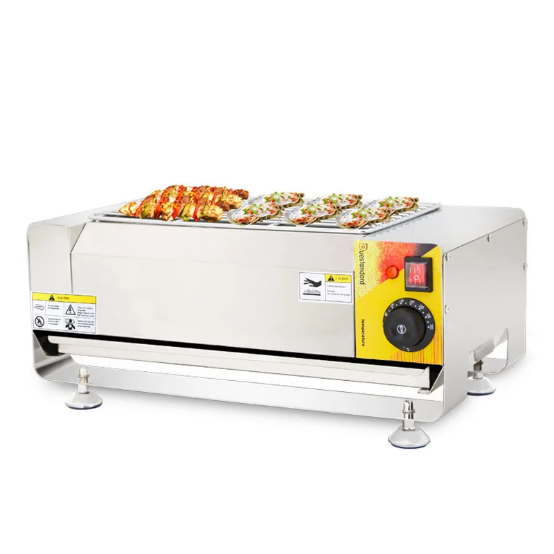 

Indoor Meat Grilled Gluten Grill Barbecue Machine Smokeless Electric BBQ Griddle Commercial Barbecue Stove Non-Stick Plate