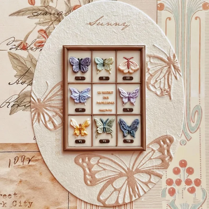 Fire Seal Seal Head Multi-layer 3d Relief Shaped Butterfly Dragon Line Big Yun Fine Carved Copper Head Diy Toys For Children