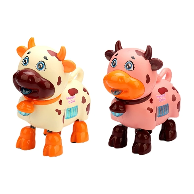 

Walking Animal Sound & Light Music Toy Boys Girls Children Electric Cow Toy
