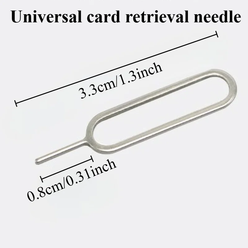 100PCS Universal SIM Card Cleaning NeedleTray Eject Pin Ejector Removal Tool