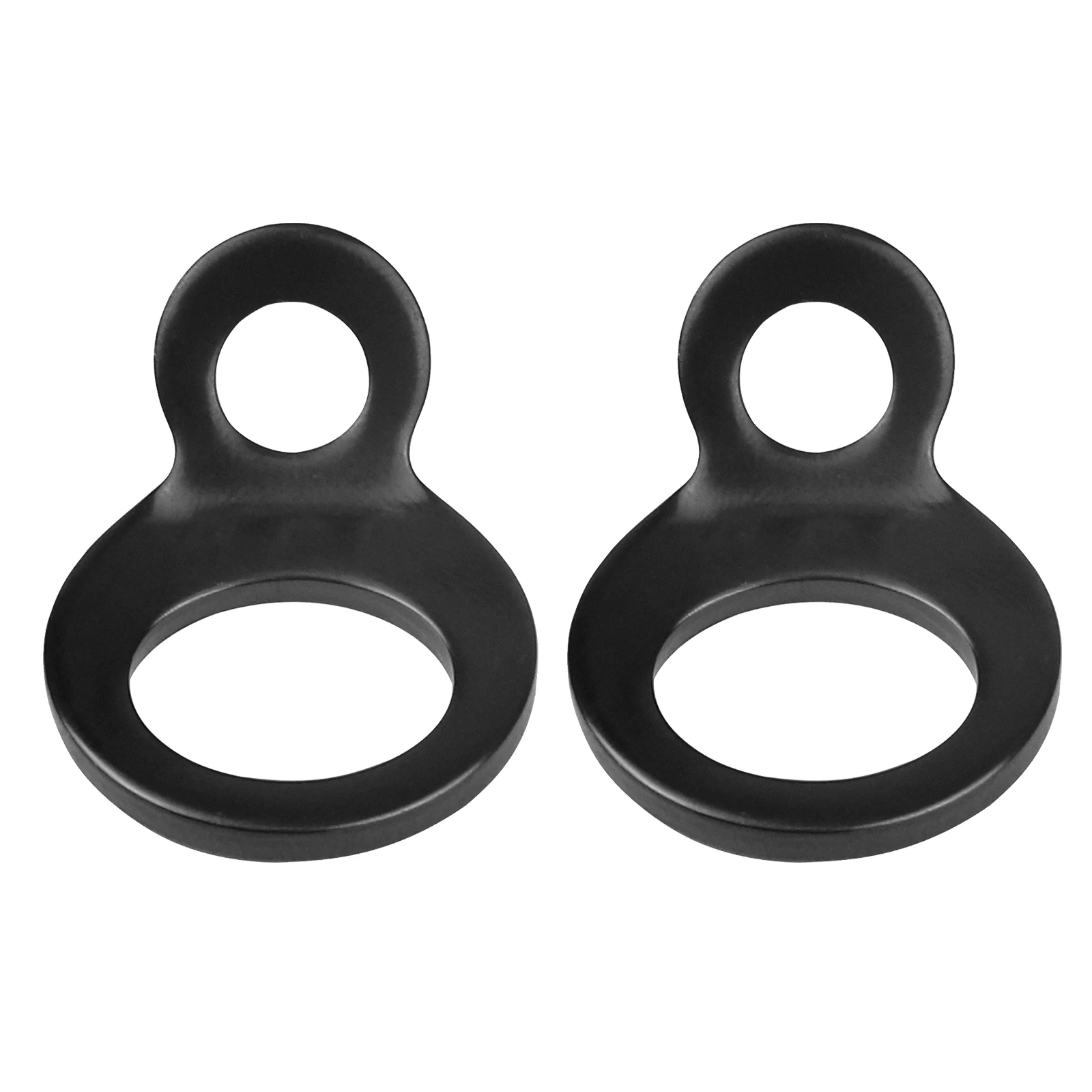 2 Pcs Tie Down Strap Rings for Motorcycle Dirt Bike ATV UTV Stainless Steel