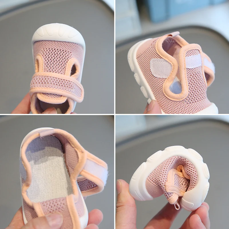 Toddler Boys Girls Mesh Breathable Summer Sandals Non-Skid Baby Shoes 0-3Y Unisex Kids lightweight First Shoes Pre walkers 2