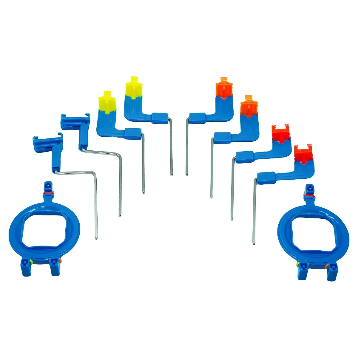 1 takım diş röntgen filmi sabit braket X ışını sensörü konumlandırıcı tutucu komple film konumlandırma sistemi sensör tipi 2.0 için