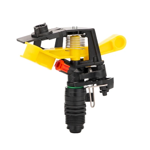 Adjustable Spiked Rocker Impact Sprinkler Garden Agriculture Watering Nozzle Lawn Irrigation Watering 360 Degrees Rotary Jet 5