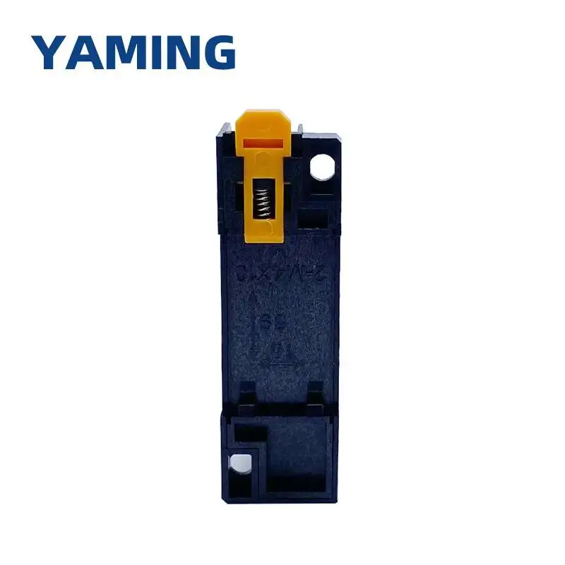 10 Stück PYF08A Zwischenrelais-Sockel für HH52P/MY2 Acht-Pin-Anschlussklemme Schwarz 5A Leistungssteuerung DIN-Schiene 2NO 2NC – Detail 5