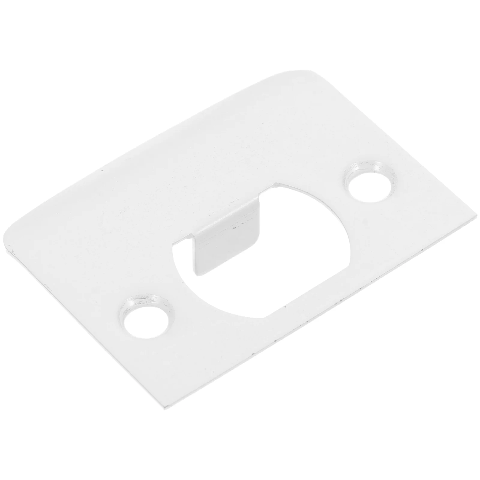 Door Lock Guide Plate Stainless Strike for Exterior Plates Interior Doors Kick Hole Cover Steel Blank