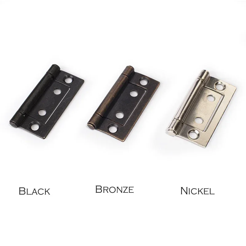 2 Inch Iron Furniture Mortise Hinge for Cabinet Door 135 Degree Open with Free Screws door hinges