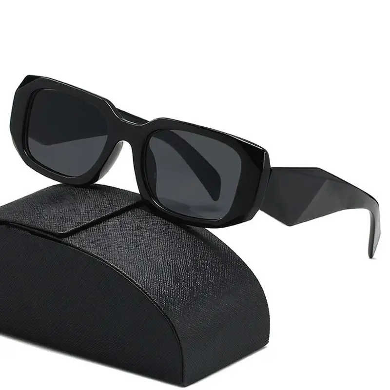 

New Vintage Sunglasses Universally Luxury Square Black Travel Sunglasses Female Fashion Gradient Retro Sun Consignment