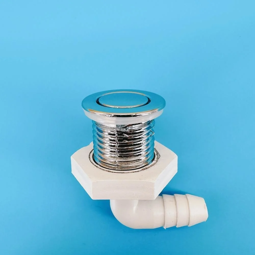 7mm Nozzle 25mm Cover Ultra-thin Curved Bathtub Bubble Nozzle Chromed Cap PVC Base Hot Tub Air Jet Massage Bathtub Jet plumbing tool massage bathtub air jet