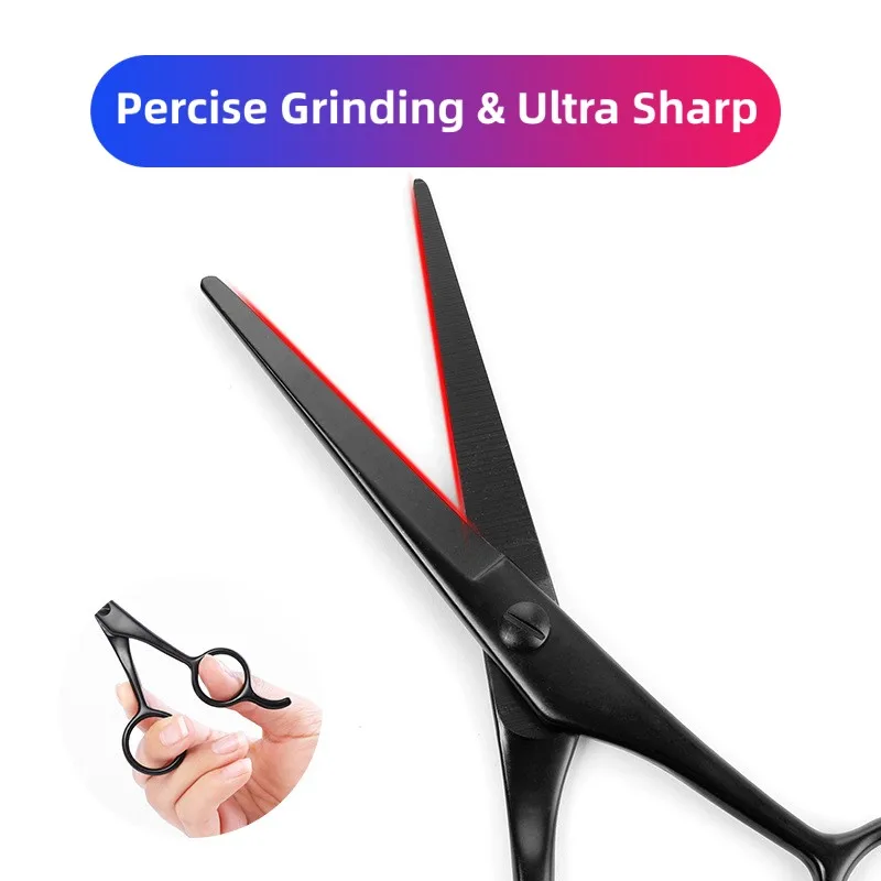 Men's Beard & Mustache Trimming Cutting and Styling Scissors Razor Edge Barber Shears Designed for Beard Grooming