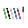 1pc High Quality Metal Straw Cool Gadget for Men Aluminium Alloy Straw Tube Portable Multi-purpose with 1pcs Bursh 1