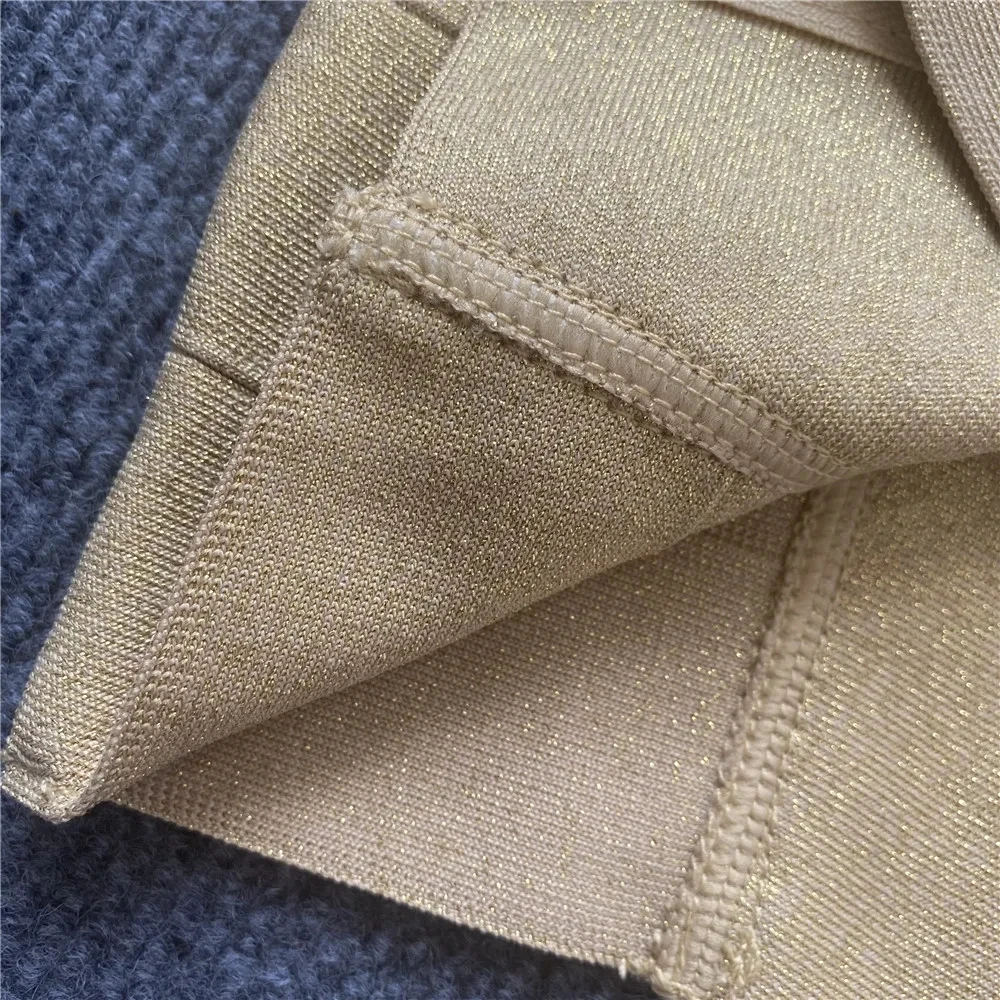 Frauen Elegante Bandagen Kleid Neue Sexy Ärmel Bodycon Kleidung Club Party Celebrity Kleider – Detail 14