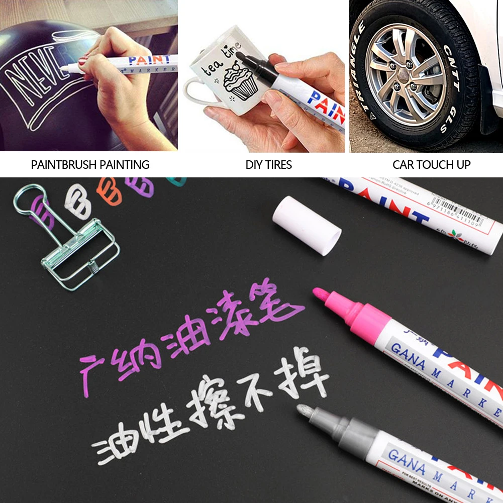 Car Scratch Repair Pen Auto Touch Up Paint Pen Fill Remover Vehicle Tyre Paint Marker Clear Kit Car Styling Scratch Fix Care
