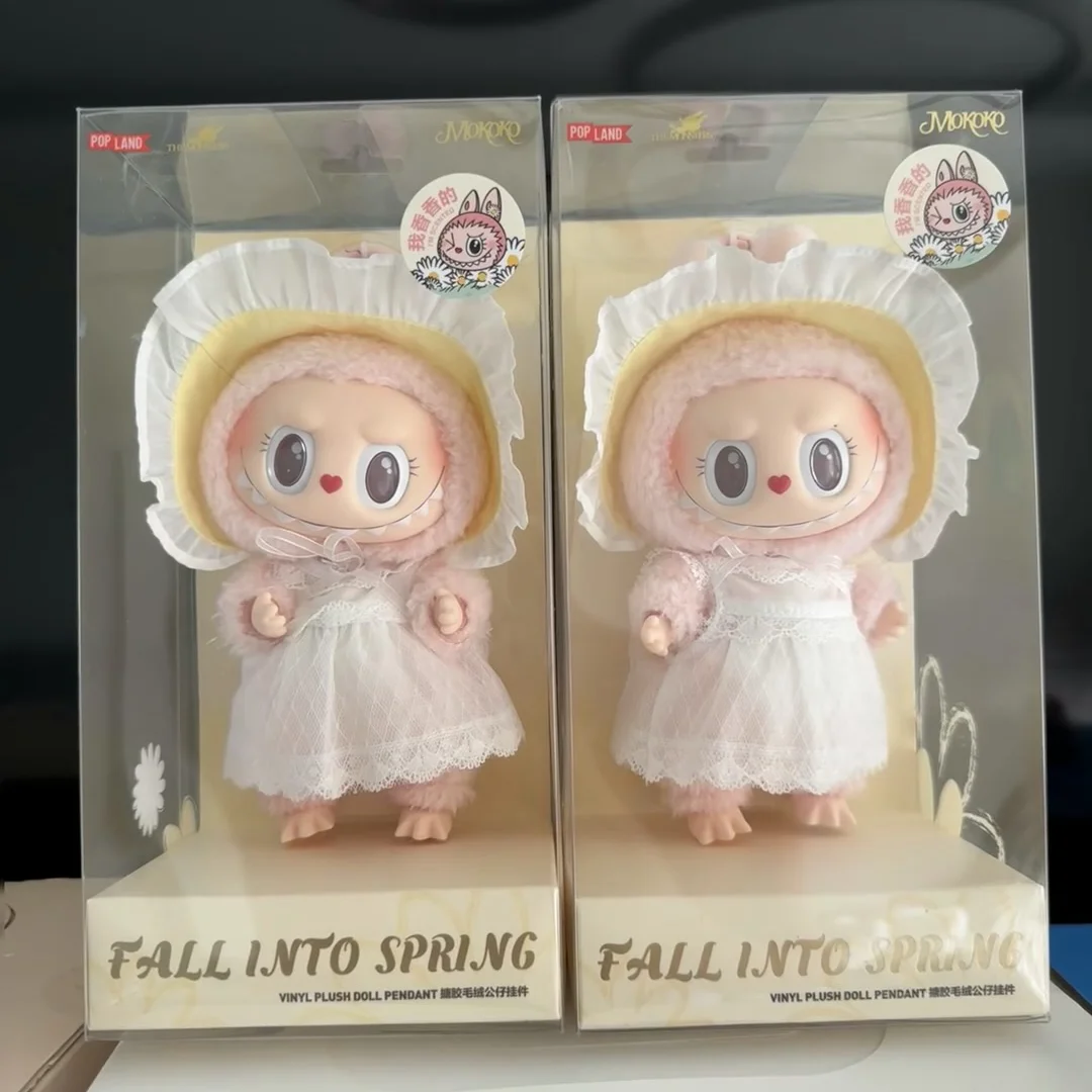 Popmart Pink Mokoko 2.0 Labubu Fall Into Spring Vinyl Doll