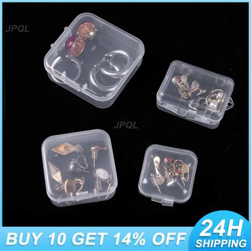 EarringsRingsStorageTrancontainerStrongStorageBoxesRectangular