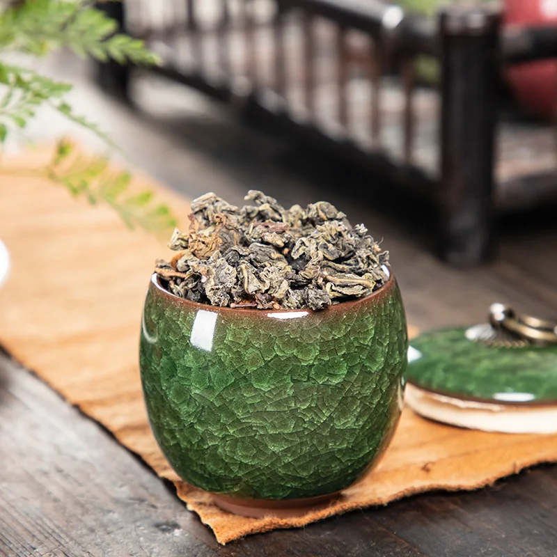 Description Picture 5 of itemCeramic Caddies tea container coffee canister porcelain tea caddy tea storage box container