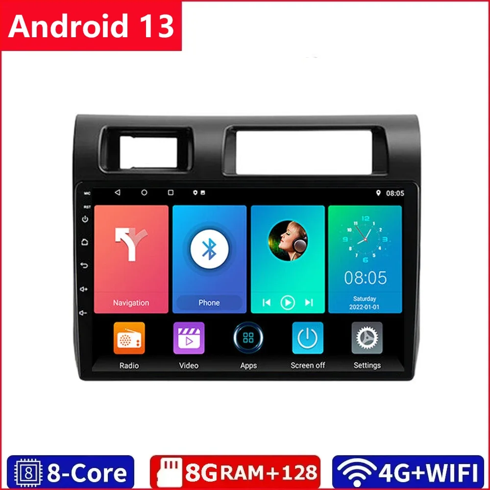 

Android13 для Toyota Пикап Land Cruiser LC 70 79 серия 2007-2019 2020 Автомагнитола мультимедийный плеер навигатор GPS DSP 4G Carplay