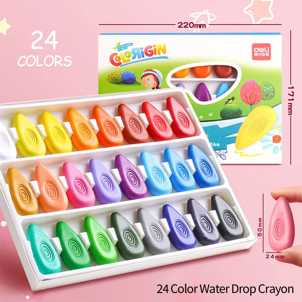 Non-toxic children's safety color Crayon baby 3D finger art Supplies  kindergarten Easy to erase educational kid stationery - AliExpress