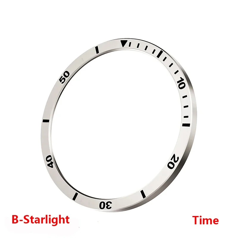 Decorative Stainless Steel Metal Bezel Ring - Protective Cover and Watch Accessory