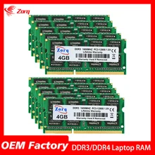 RAM DDR3 de 10 piezas, 2GB, 4GB, 8GB, 1333Mhz, PC3-10600S, SO-DIMM, Latpop, 204 Pines, 1,35 V, no ECC