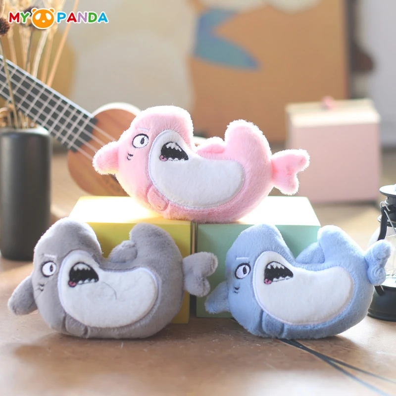 

14CM Creative Cute Plush Shark Doll Toy Soft Stuffed Animal Key Chain For Birthday Gifts Doll Gift For Children