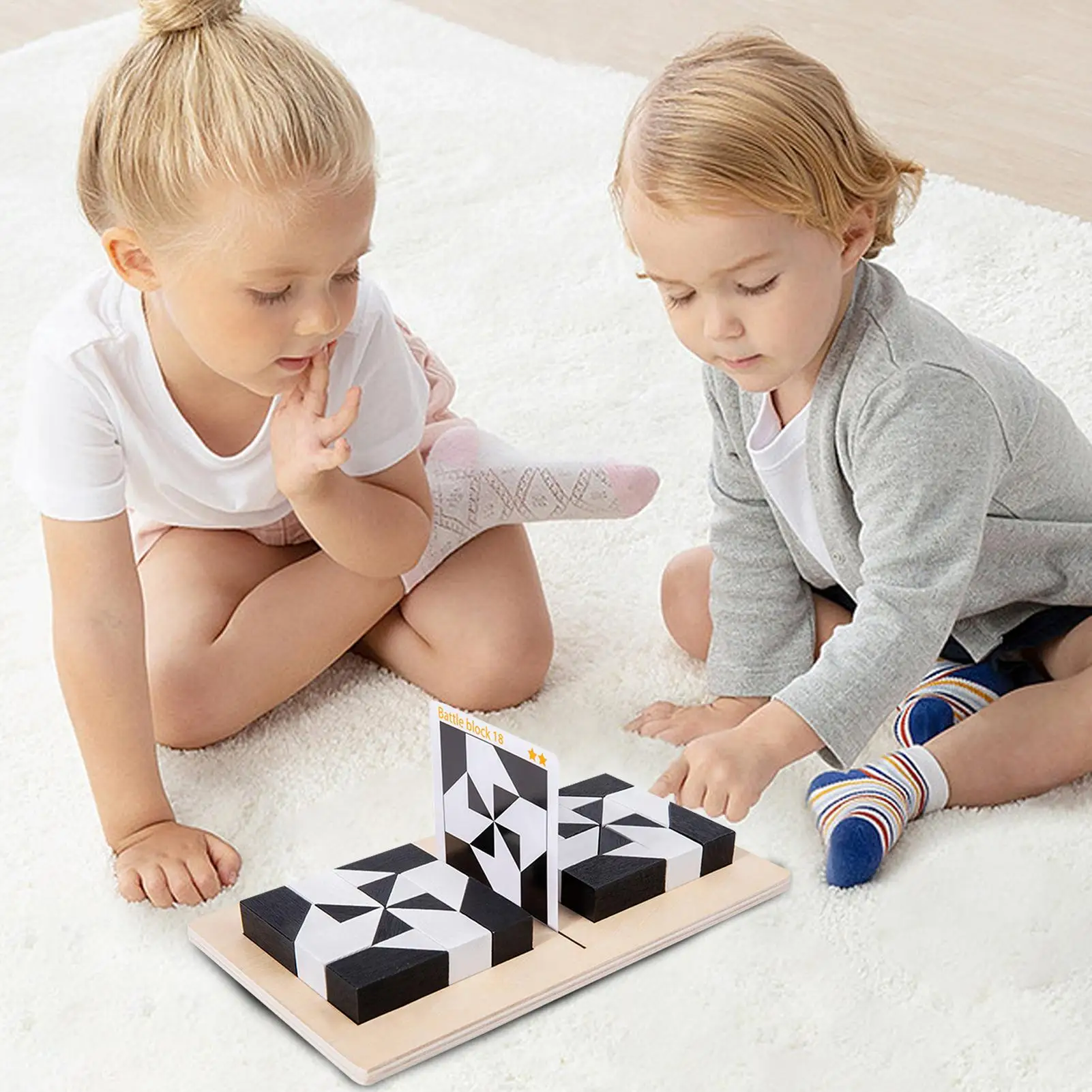 Geometric Puzzle Challenge Interactive Board Game