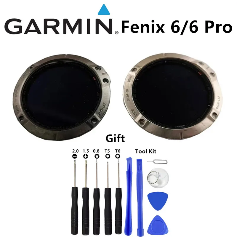 Garmin13DigitizerPanelPartGarminFenix6LCDScreen47mmSapphire