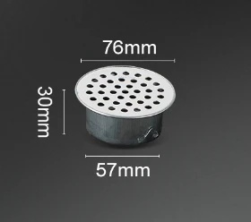 สแตนเลสห้องน้ําท่อระบายน้ําผม Catcher ระเบียงระบายน้ําปลั๊กสวนกลางแจ้งหลังคา Anti-blocking ชั้นกรอง 17