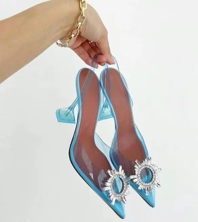 Star style Summer Jelly Canday colors Women Sandals Fashion Crystal heeled Gladiator sandals Elegant High heels Party Prom Shoes women high heels platform high heels sandals
