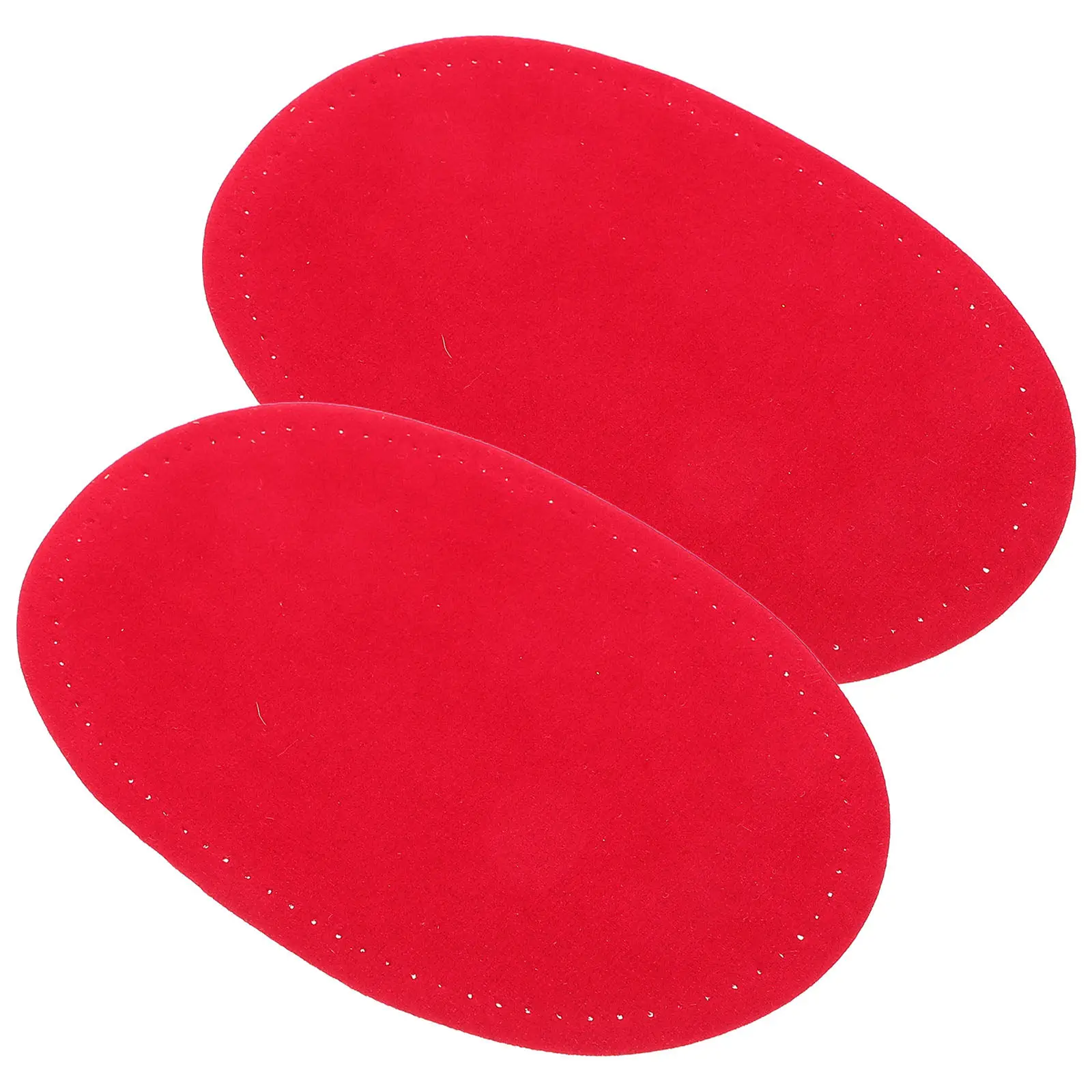 2Pcs 타원형 팔꿈치 패치 DIY 의류 수리 아플리케 부드러운 PU 린트 스웨터 재킷 바지용 바느질 패치 남아용 무릎 패치