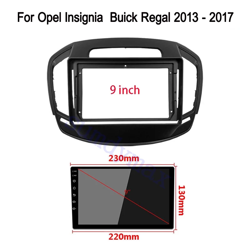 

Car 2 Din Radio Fascias DVD Panel Fascia Dash Mount Kits Refit installation Trim Frame Bezel for BUICK REGAL OPEL Insignia 2013+