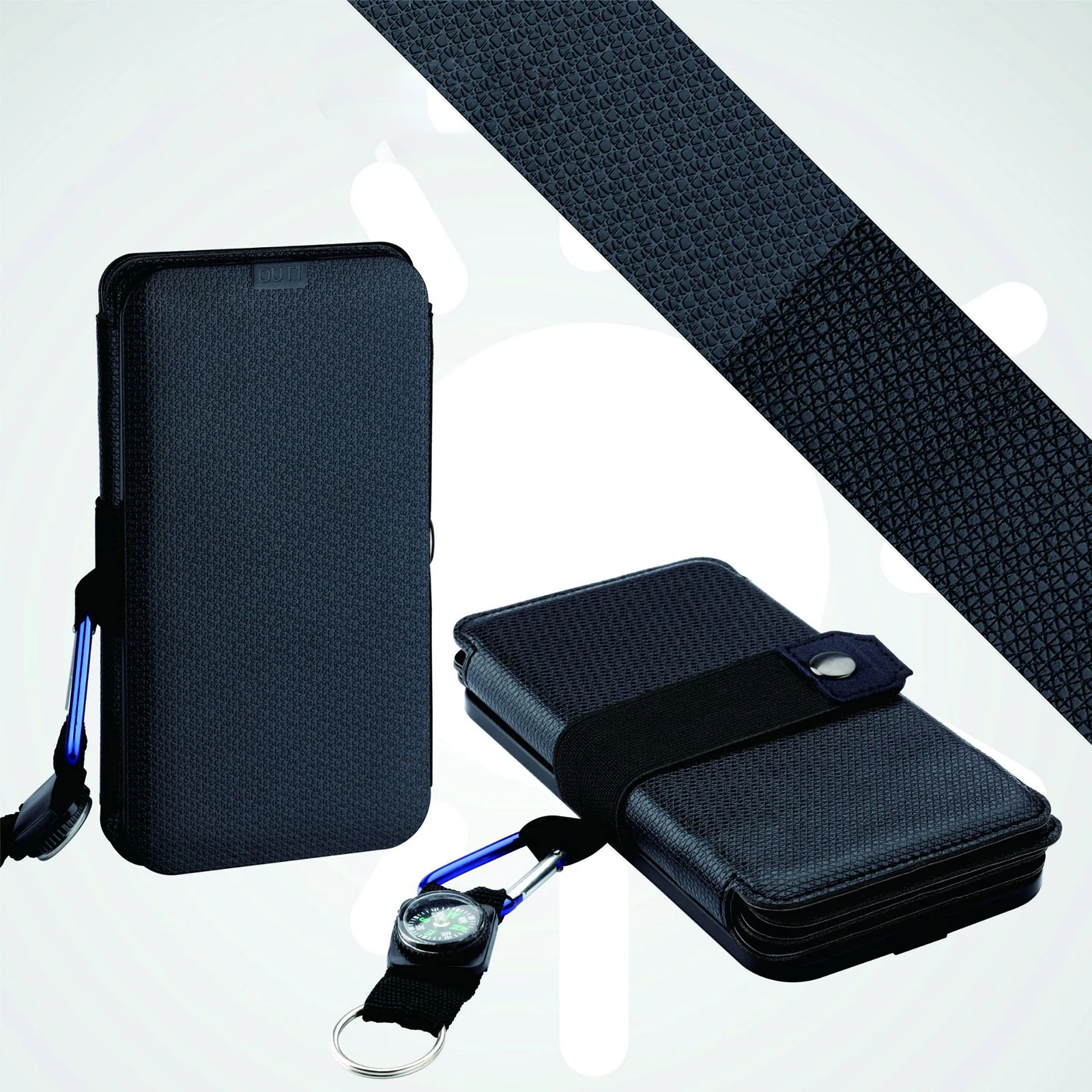 20W 5V Foldable USB Solar Panel High-efficiency Dual Output 5-panel Roll Solar Cell Mobile Power Battery Charger for Phone