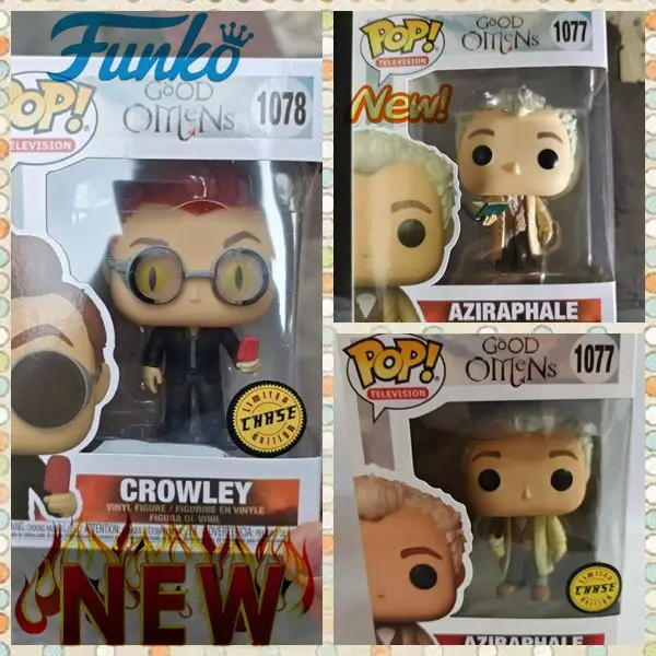FUNKO POP Good Omens CHASE Crowley 1078 Beautiful Curse