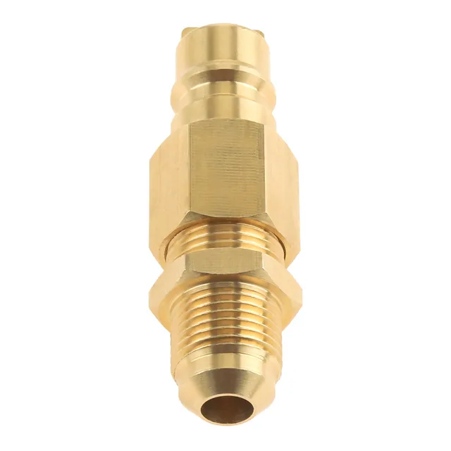1Dc-Os Sárgaréz 3/8 "Hím Fáklya Természetes Tömlő Adapter Földgázsá Alakítva 3/8" Gyors Leválasztó Dugó Illesztése Szivárgó, Kiváló Minőségű - Image 5