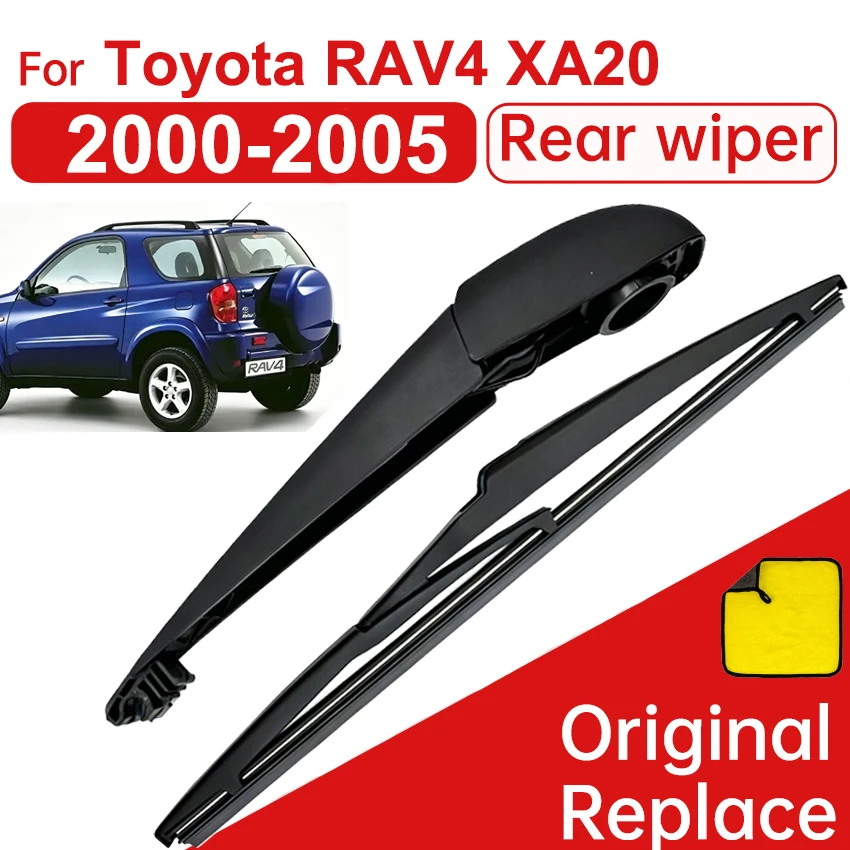 Auto 12 "Heck wischer blatt & Arm Set Kit für Toyota Rav4 xa20 2000-2005 Windschutz scheibe Windschutz scheibe Heckklappe Fenster bürste