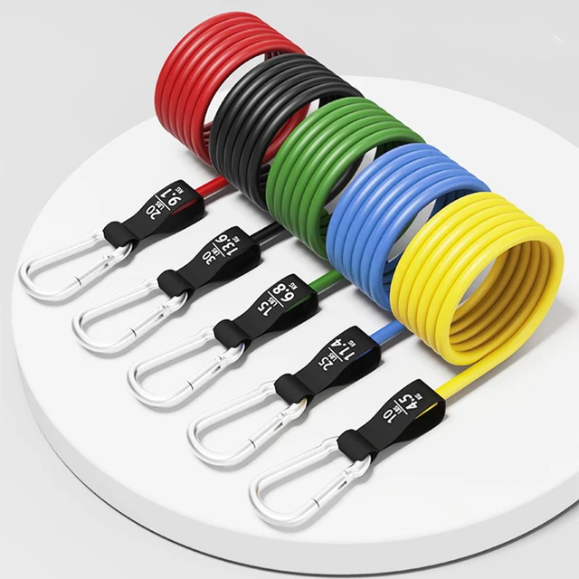 11 Pcs/set Tension Rope Elastic Multifunctional Tension Belt Set Fitness Tension Rope Men's and Women's Training Ropes 2