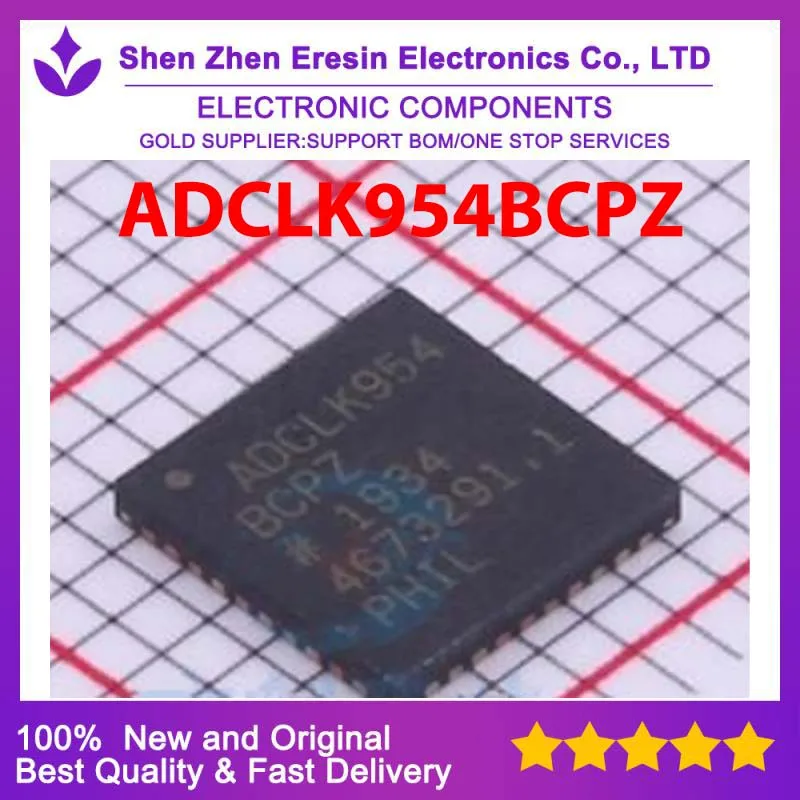 

Free shipping 5PCS/LOT ADCLK954BCPZ QFN40 New and original