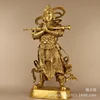 Wholesale Pure Copper Weituo Bodhisattva Statue Weituo Buddha Ornament Guardian Kala Weituo God Statue for Home Use in Buddhist 3