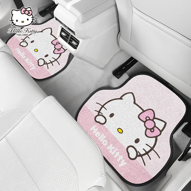 Universal Car Carpet Hello Kitty Hello Kitty Universal Car Mats Kawaii Car 's Aliexpress