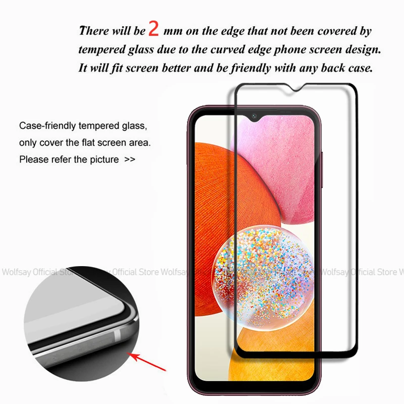 Premium Tempered Glass Screen Protector – Full Glue Cover, 2/4 Pack