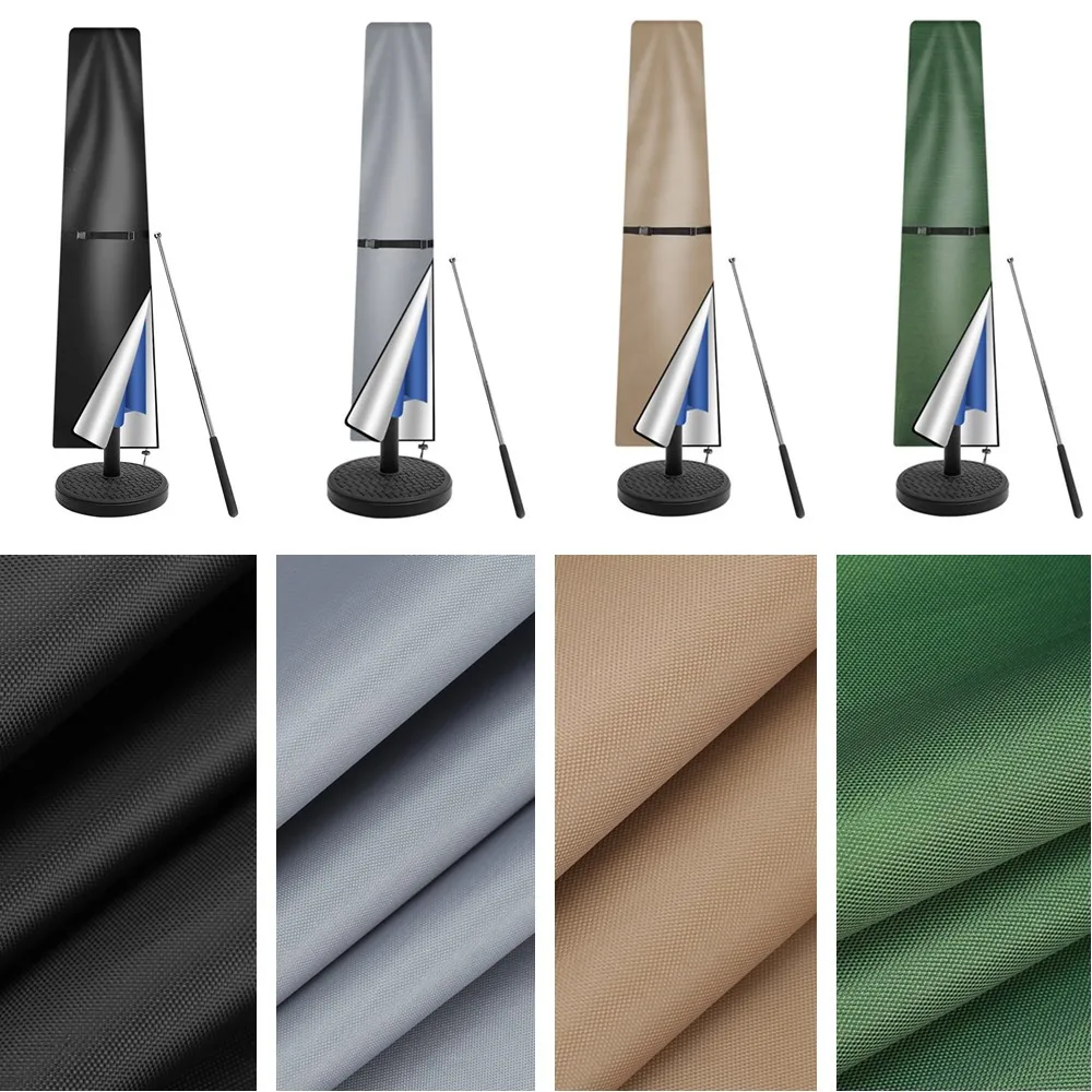 Patio umbrella cover Waterproof Windproof Anti-UV Zip 210D Oxford fabric for umbrella cover