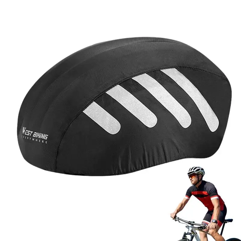 

Bike Helmets Cover Waterproof Reflective Waterproof Cycling Cover Waterproof High Visibility Reflective Rainproof Windproof