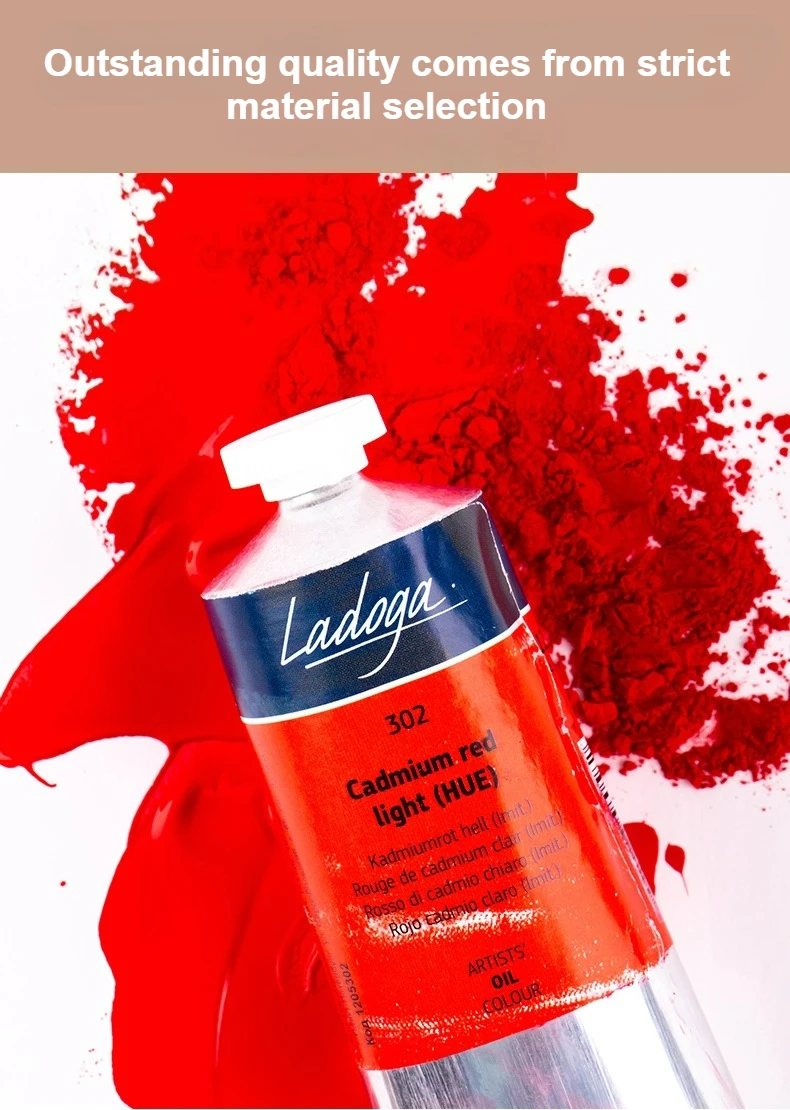 1 STÜCK Russische weiße Nächte Ladoga Künstler-Ölfarbe 46 ml Tuben Professionelle Qualität, reichhaltige Pigmente, hohe Lichtechtheit – für Künstler – Detail 8