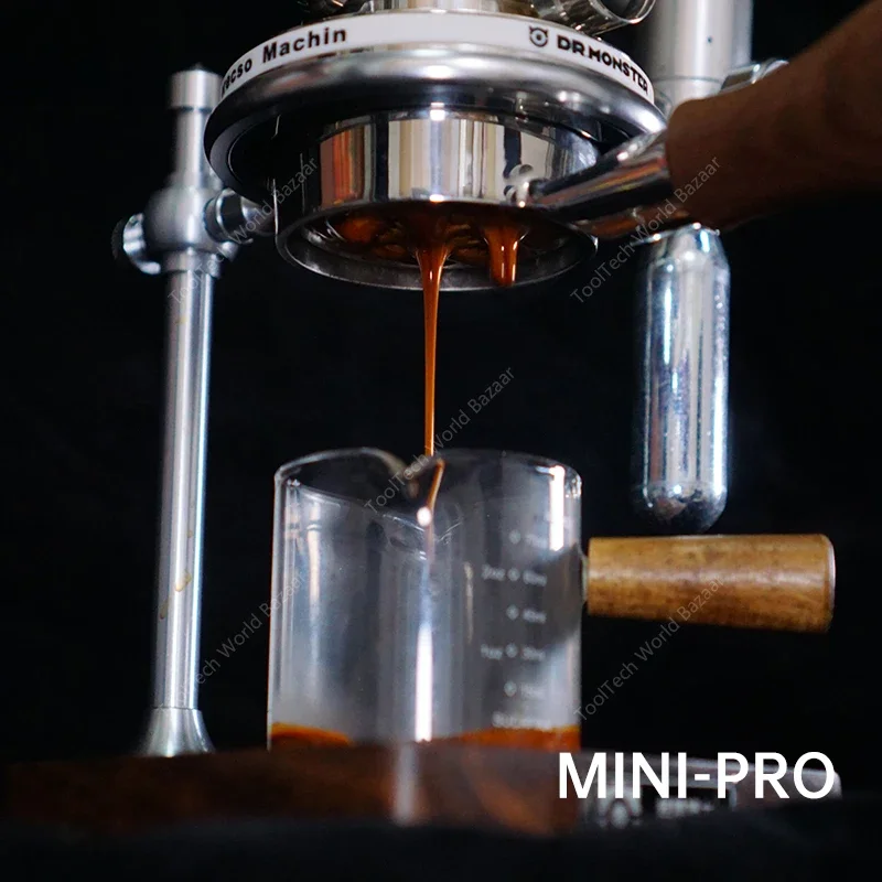 MINIPRO Pneumatic Coffee Maker Portable Manual Espresso Machine Small Compact Home Office Outdoor Use Americano Latte Cappuccino
