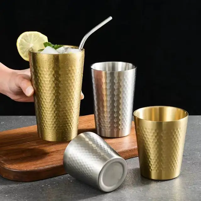 이중 레이어 유지 차가운 스테인레스 스틸 맥주 컵