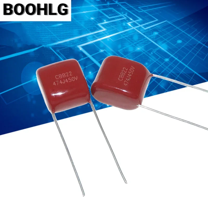 

Конденсатор CBB22, 474J 450 в, P10MM 474K 450V 0,47 UF 470NF, 10 шт.