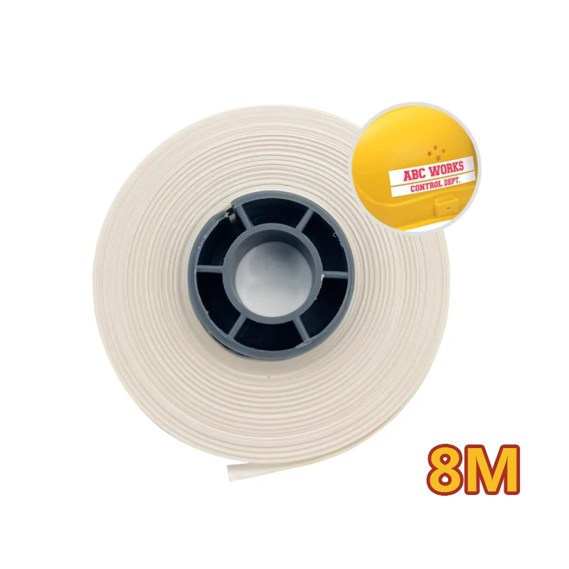 MAX 전자 레트윈 기계용 라벨 스티커 용지, LM-370E, 370A, 380A, LM-390A, 6mm, 9mm, 12mm, 309Y, 309W, 1 개